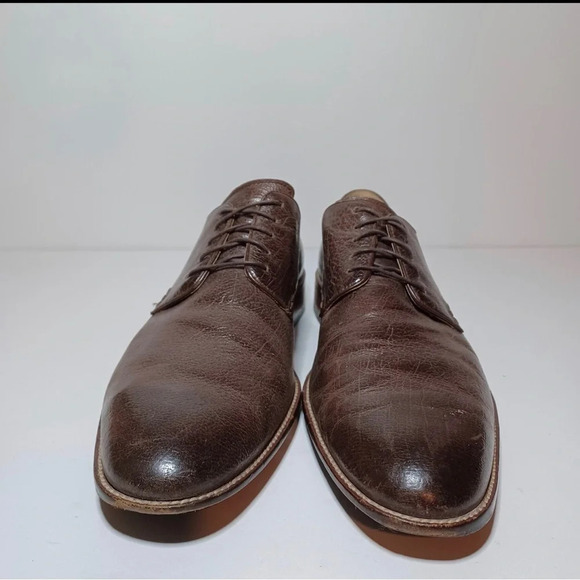 COLE HAAN LENOX HILL Pebble Grain Plain Toe Oxford Shoes Men's Size 11.5M C12230 - Picture 5 of 9